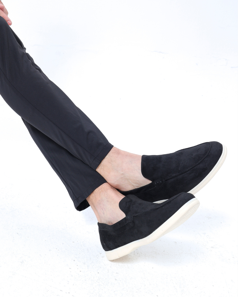 Loafers – Sandfarbenes Wildleder