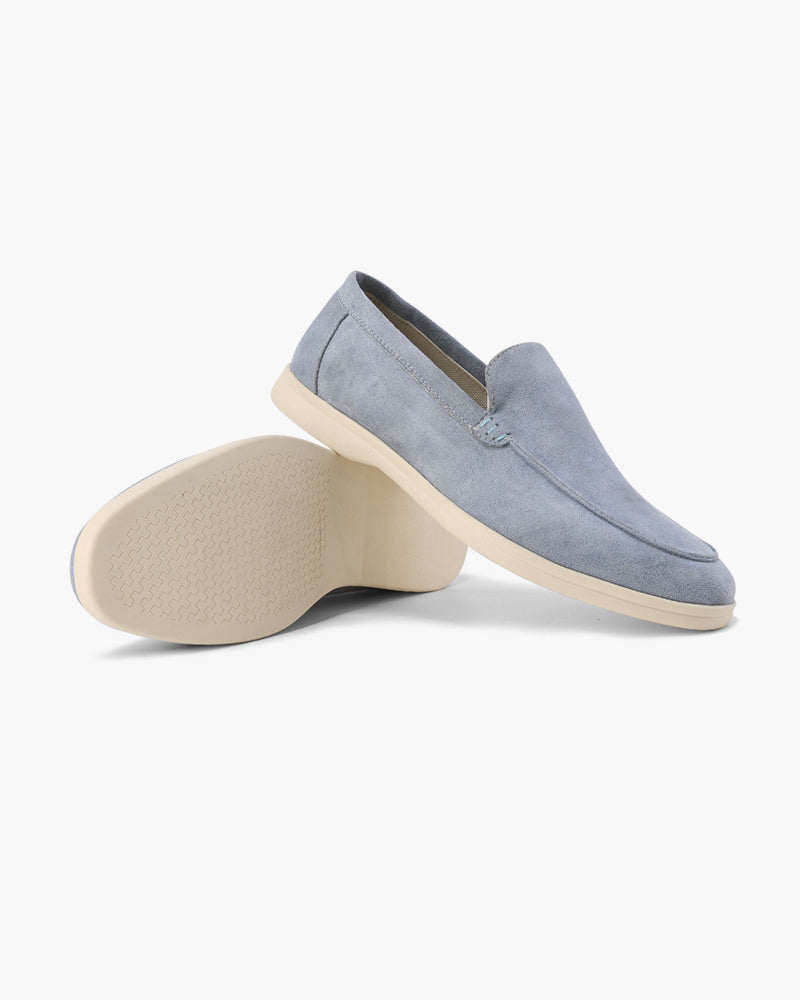 Loafers – Sandfarbenes Wildleder