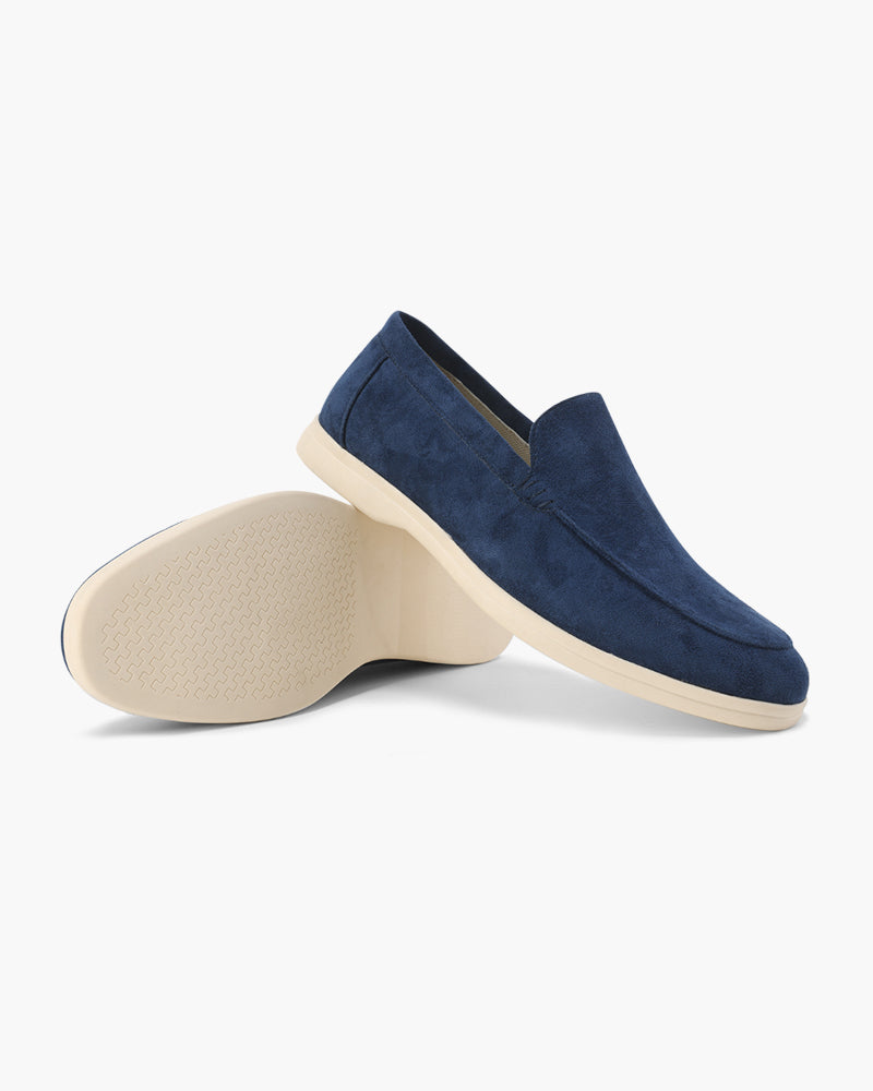 Loafers – Sandfarbenes Wildleder