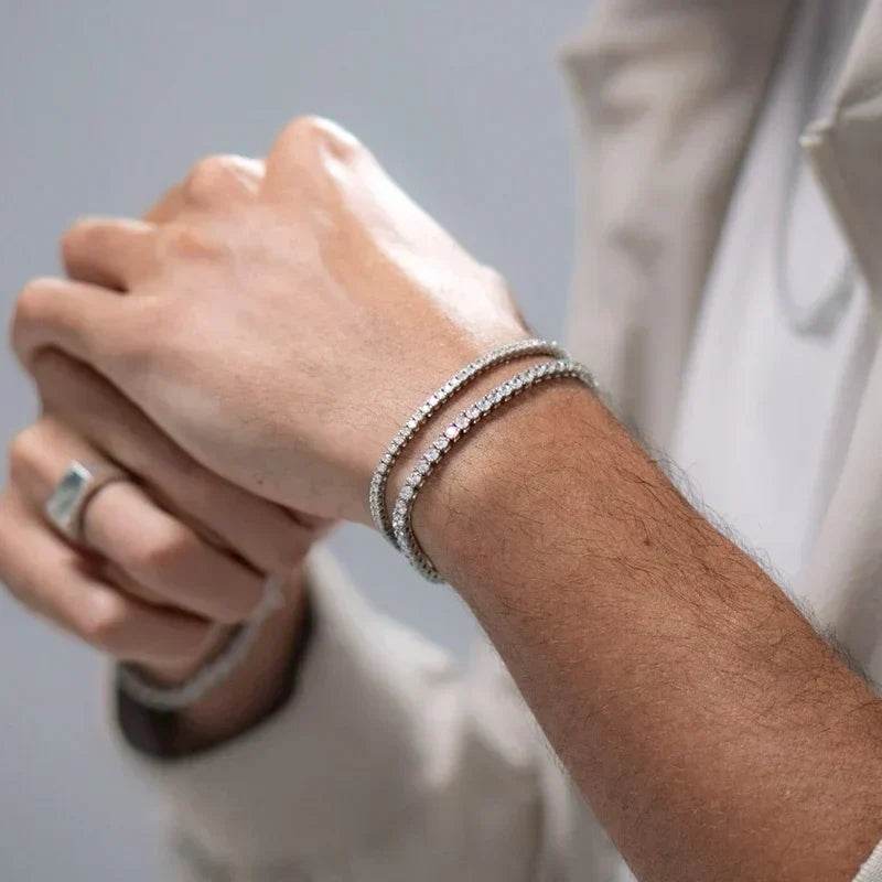 Geflochtenes Armband – Polarweiß
