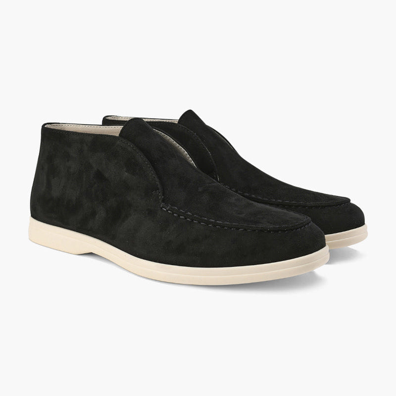 Derby-Schuhe – Cognac-Wildleder