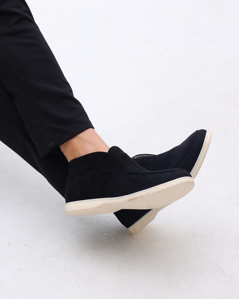 Derby-Schuhe – Cognac-Wildleder