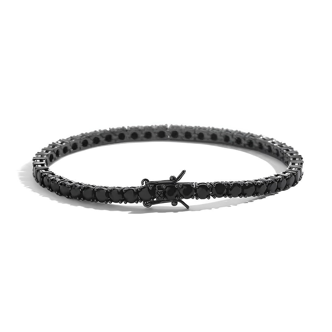 Lederarmband – Tiefschwarz