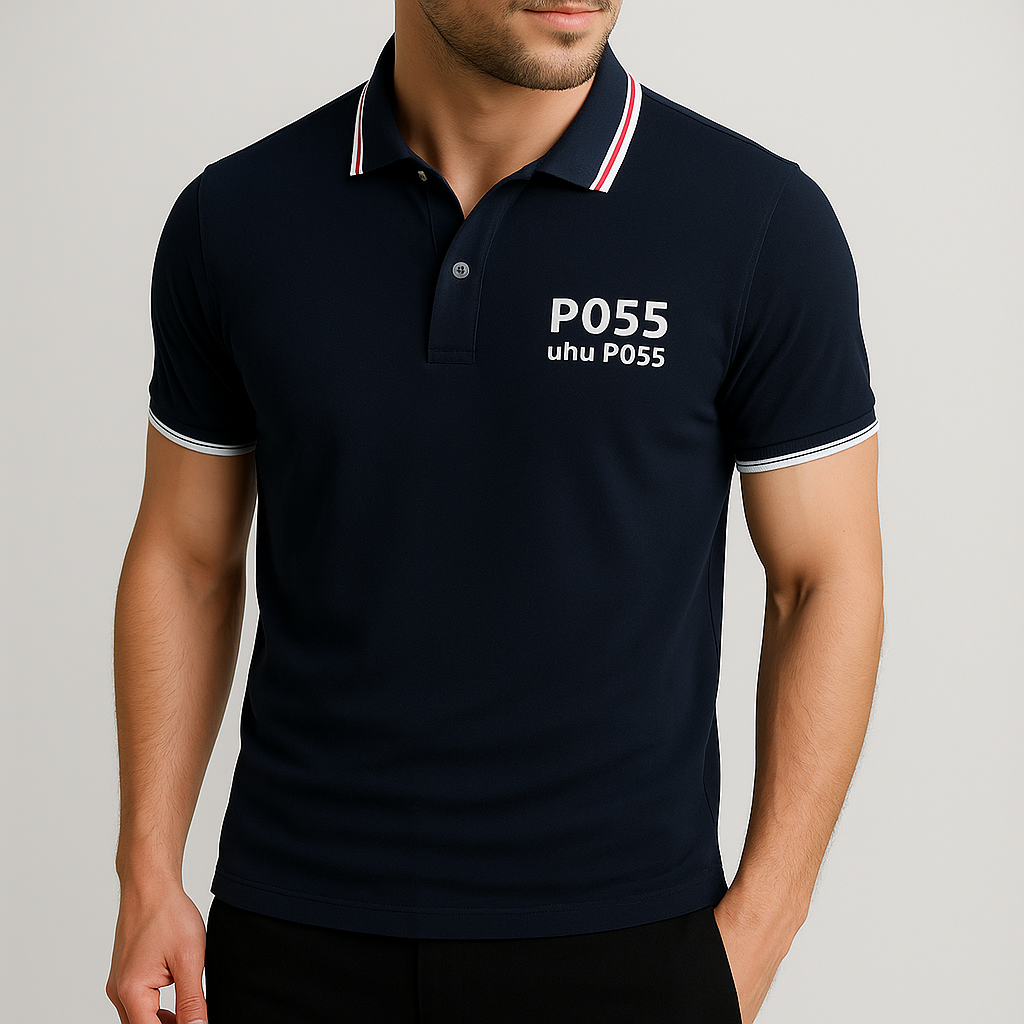 2er-Set klassische Poloshirts