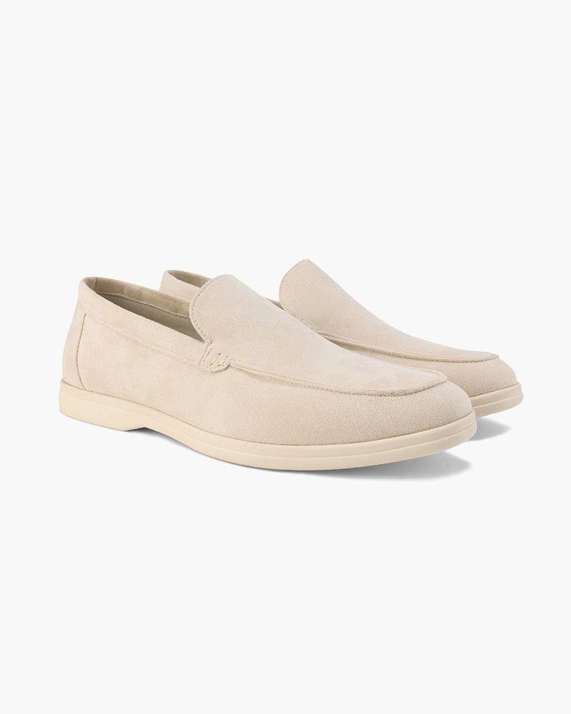Loafers – Sandfarbenes Wildleder