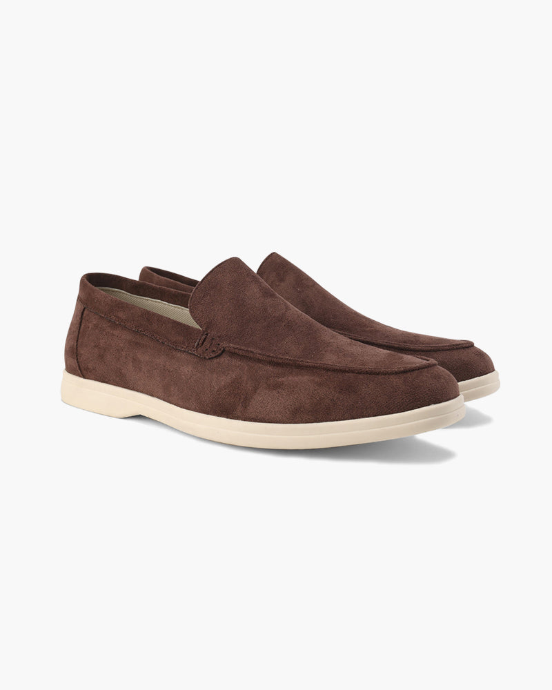 Loafers – Sandfarbenes Wildleder
