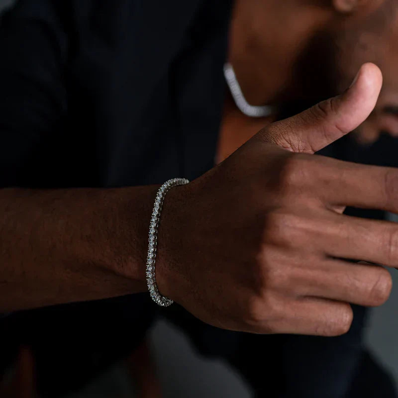 Geflochtenes Armband – Polarweiß